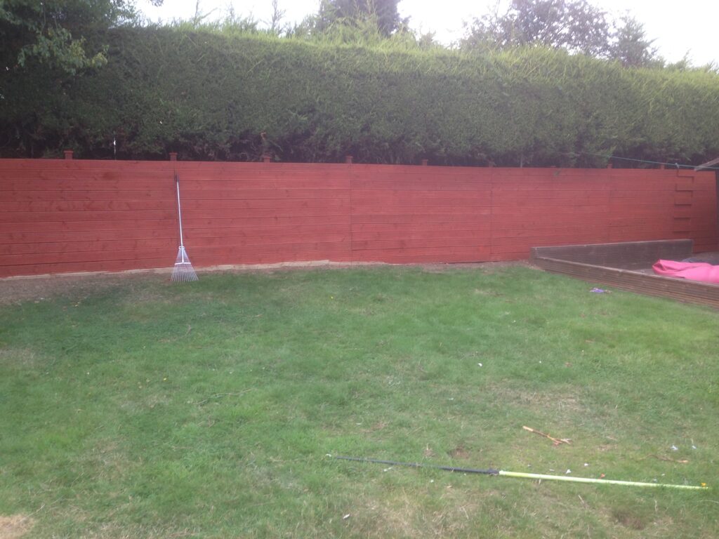 Professionally designed timber fence installation with a 15-year guarantee by RidgeOak in Hertfordshire.