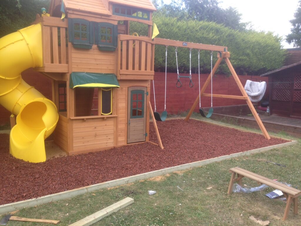 Professional garden installation completed by RidgeOak in Hertfordshire.
