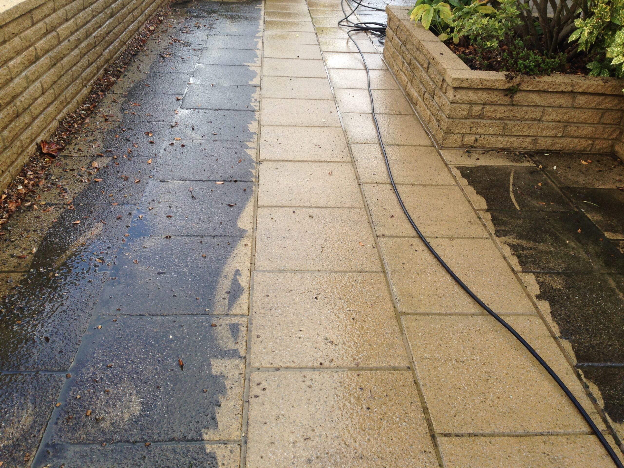 Jet washing completed by RidgeOak